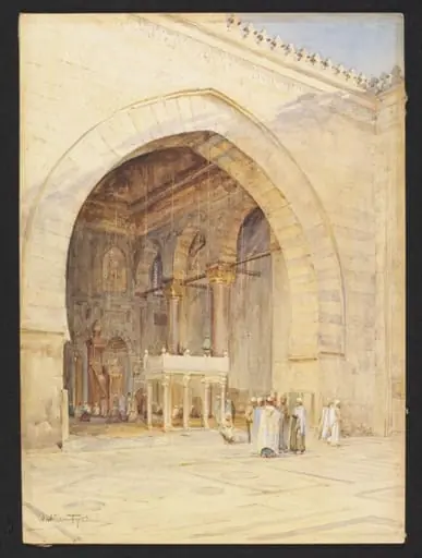 The Mosque of Berkouk Cairo, by Walter Frederick Roofe Tyndale