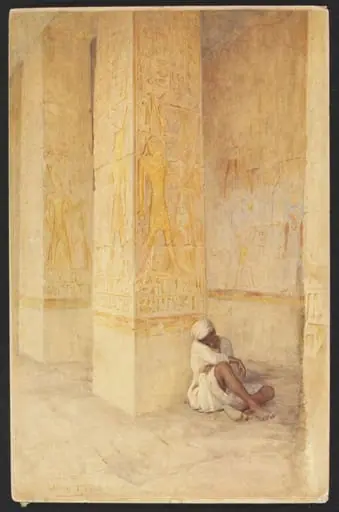 The Temple of Hatshepsoo at Thebes, by Walter Frederick Roofe Tyndale