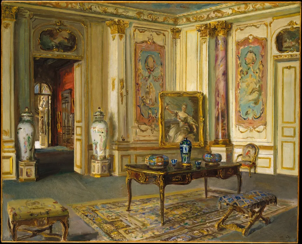 Le Grand Salon, Musée Jacquemart-André, by Walter Gay, oil, 1913