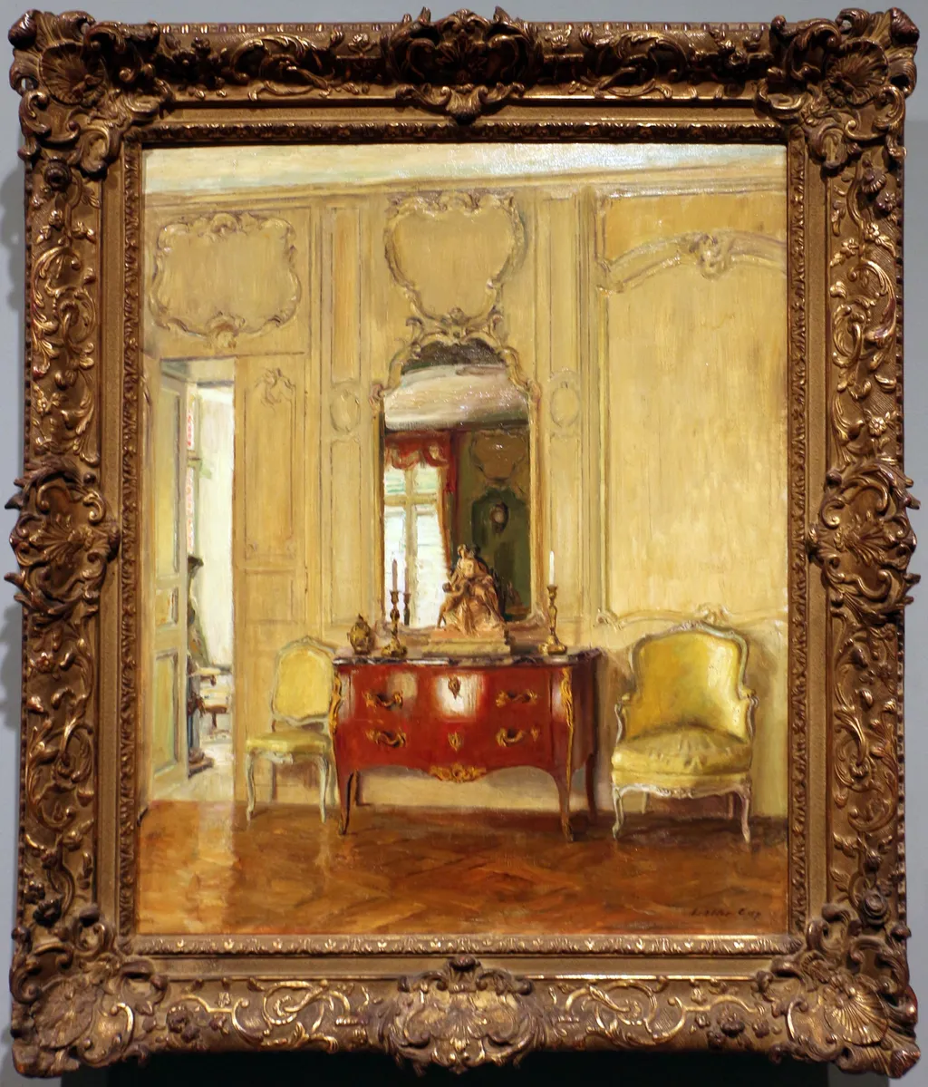 The Commode, by Walter Gay, oil, 1905