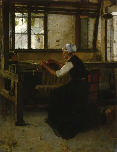The Weaver, by Walter Gay