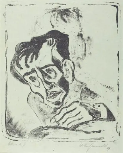 Bildnis Dr. Gr., by Walter Gramatté