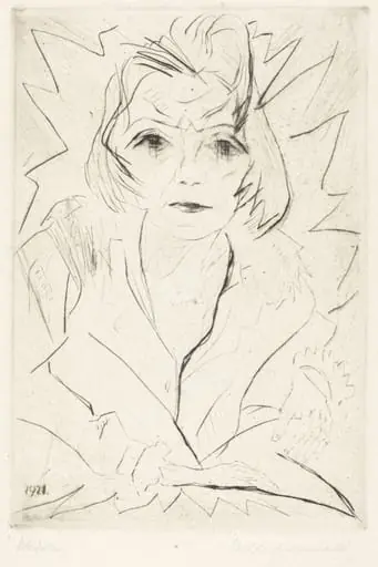 Madchen (Girl), by Walter Gramatté