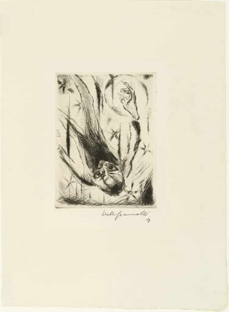 Untitled, by Walter Gramatté, ink, 1918
