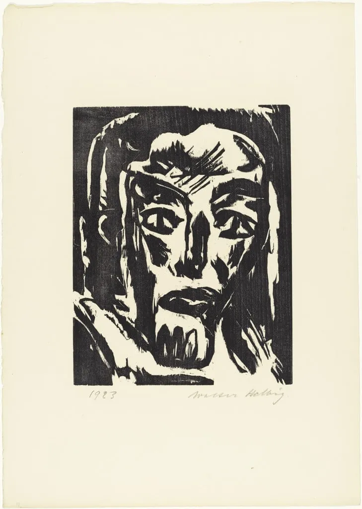 Untitled, by Walter Helbig, ink, 1923