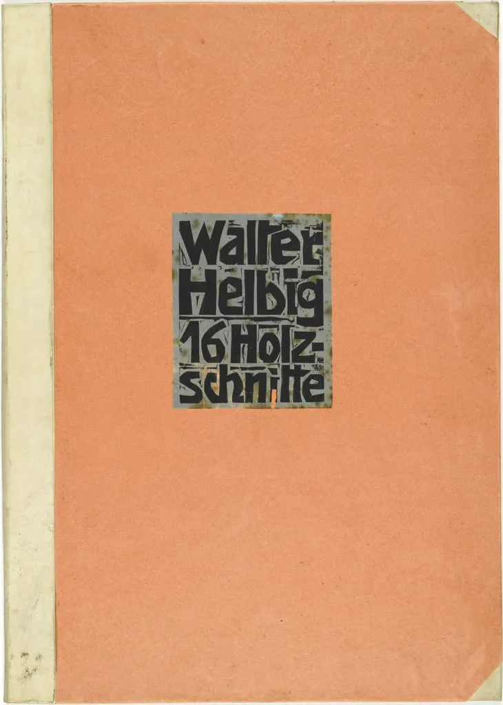 Untitled, by Walter Helbig, ink, 1918