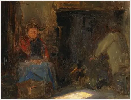 A Galway Cottage, by Walter Osborne