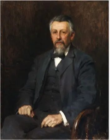 Portrait of Edward Dowden (1843-1913), Poet and Scholar, by Walter Osborne, oil, 1891