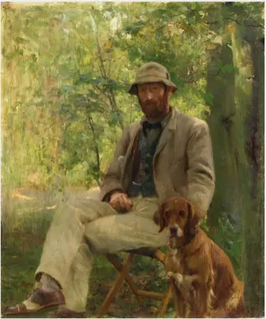 Portrait of J.B.S. MacIlwaine (1857-1945), Artist and Inventor, by Walter Osborne