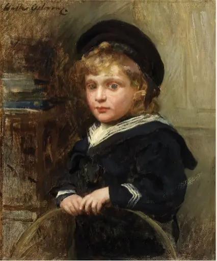 Portrait of John William Scharff (b.1895), by Walter Osborne