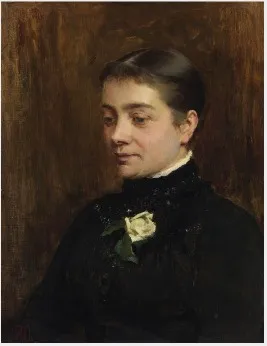Portrait of Mrs G.W. Yeates, by Walter Osborne, oil, 1896