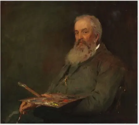 Portrait of Nathaniel Hone (1831-1917), Artist, by Walter Osborne