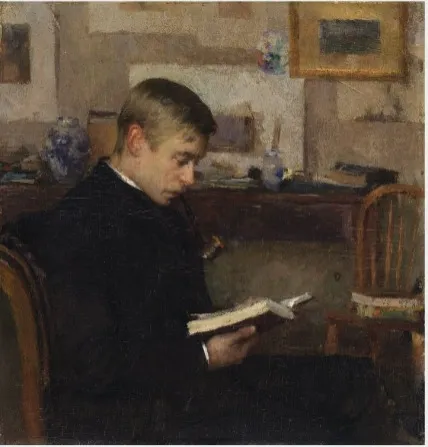 Portrait of Stephen Gwynn (1864-1950), Author, by Walter Osborne, oil, 1893
