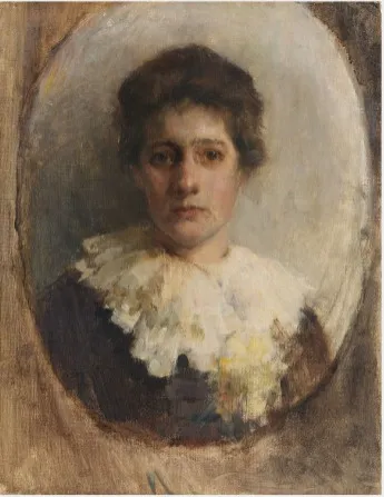 Portrait of Violet Osborne (1866-1893), Artist's Sister, by Walter Osborne, oil, 1893