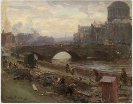 The Four Courts, Dublin, by Walter Osborne, unspecified, 1891