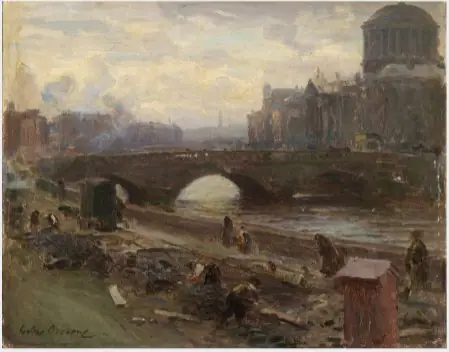 The Four Courts, Dublin, by Walter Osborne