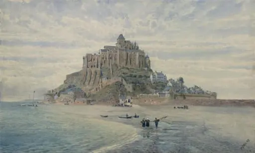 Mont St. Michel, Normandy, by Walter Paris