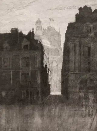 Dieppe, La Rue Notre Dame, by Walter Richard Sickert