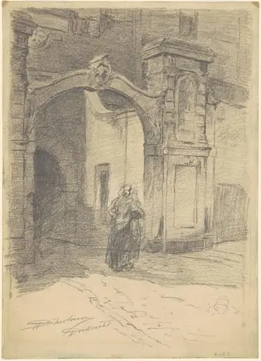 Dordrecht, by Walter Shirlaw