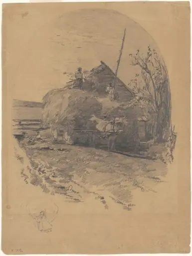 Polling [recto], by Walter Shirlaw