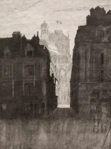Dieppe, La Rue Notre Dame, by Walter Sickert