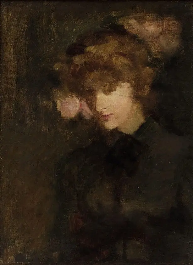 Portrait of the artist's first wife, née Ellen Cobden, by Walter Sickert