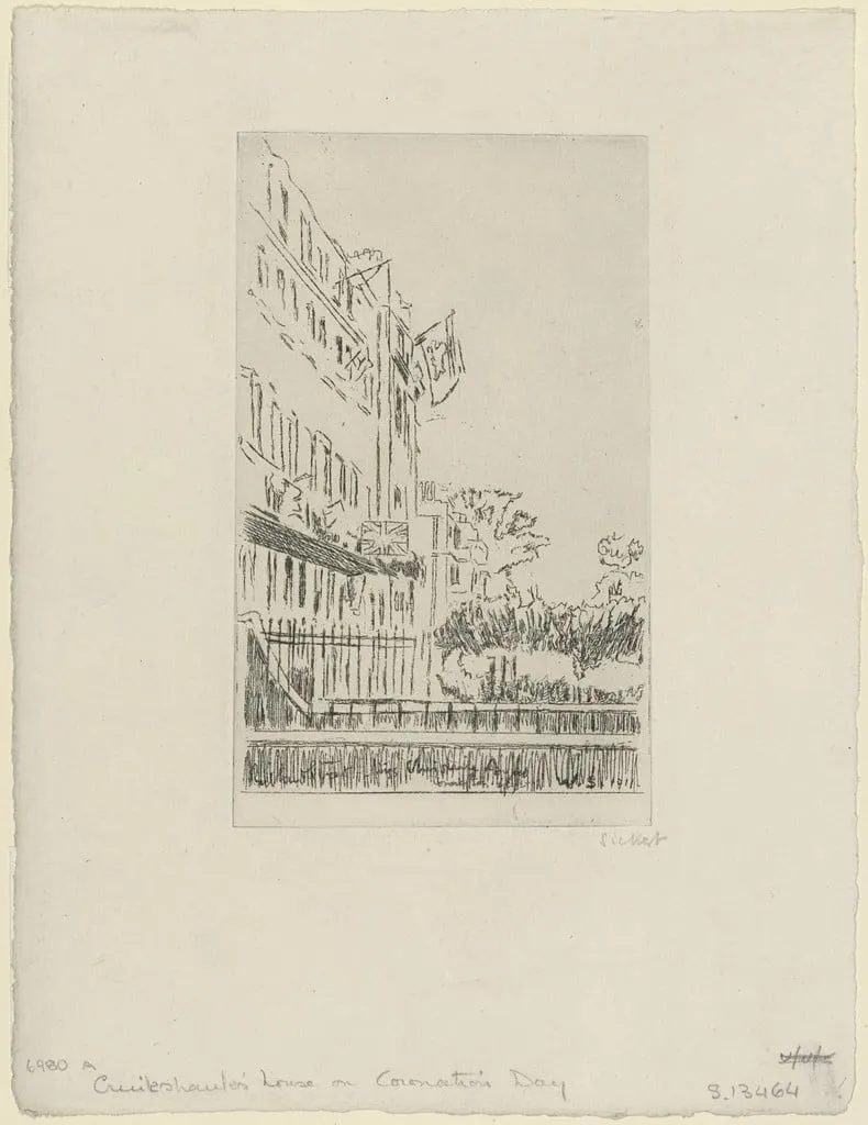 Untitled, by Walter Sickert, ink, 1911