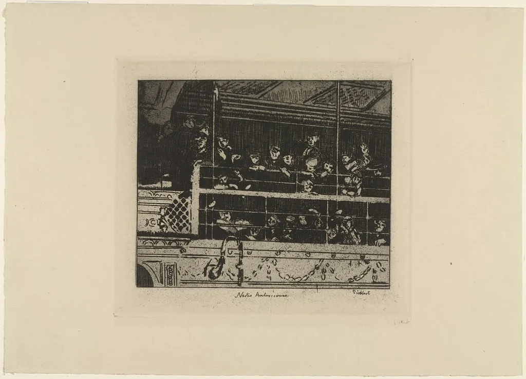 Untitled, by Walter Sickert, ink, 1907