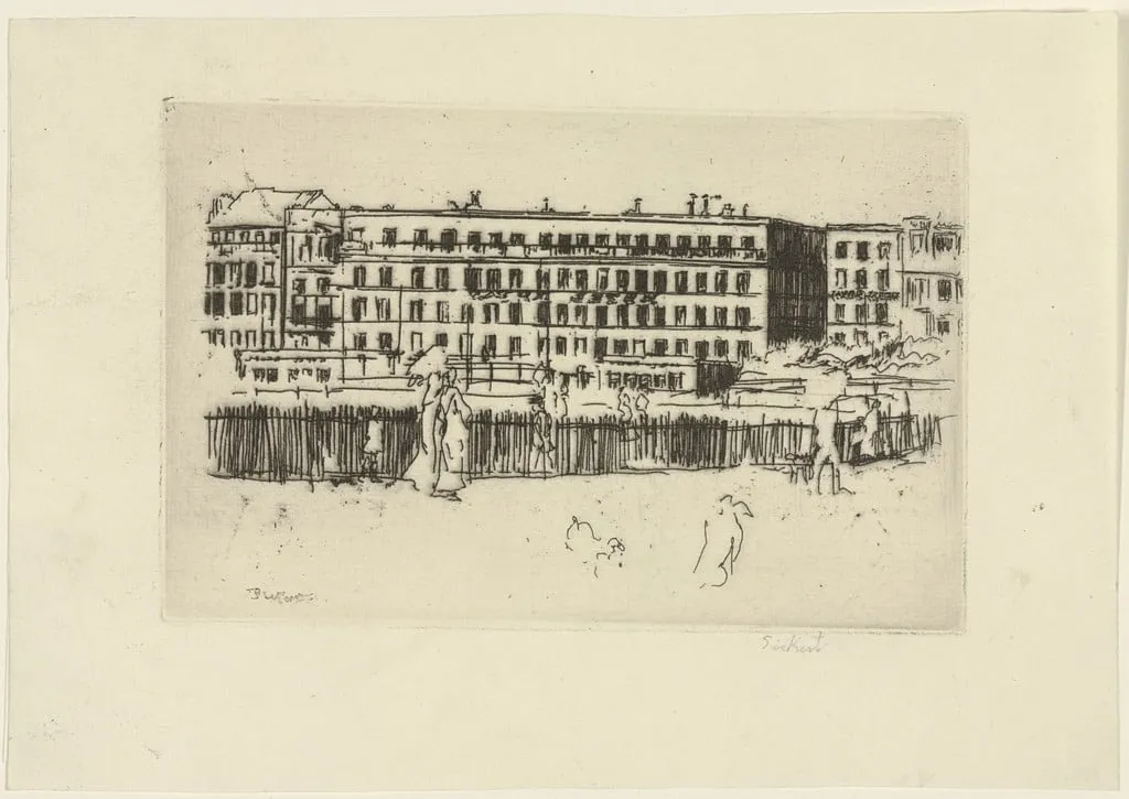 Untitled, by Walter Sickert, ink, 1894