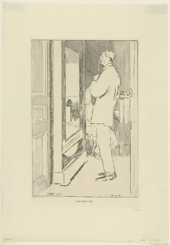 Untitled, by Walter Sickert, ink, 1922