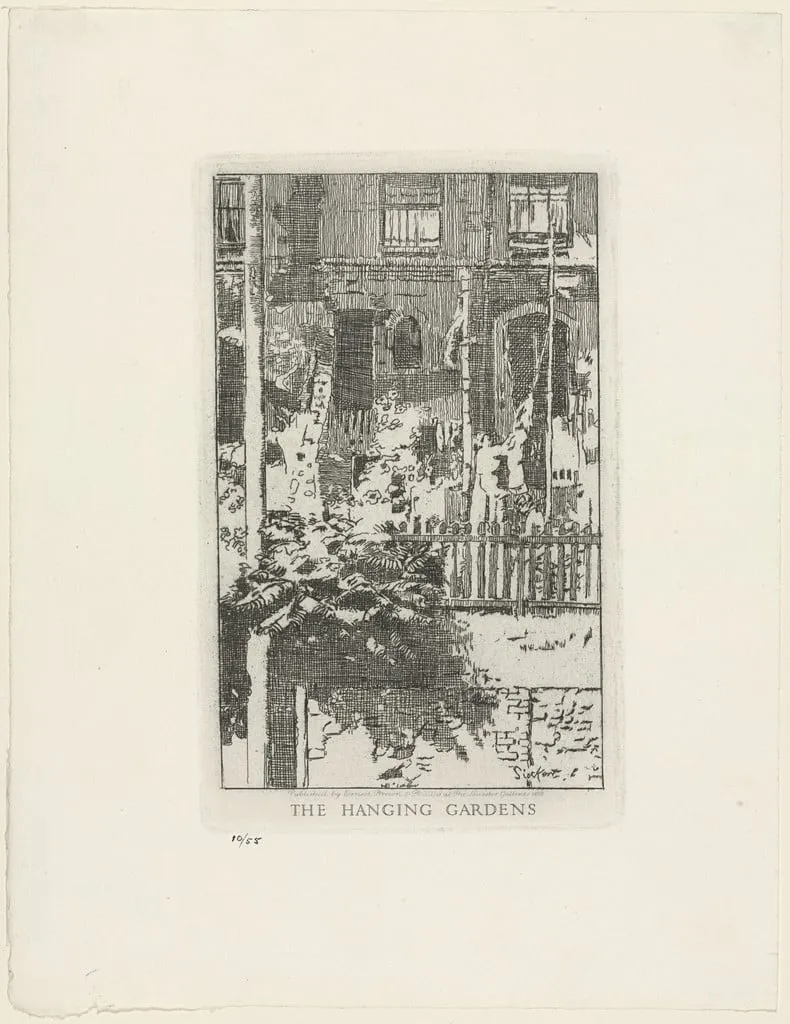 Untitled, by Walter Sickert, ink, 1929