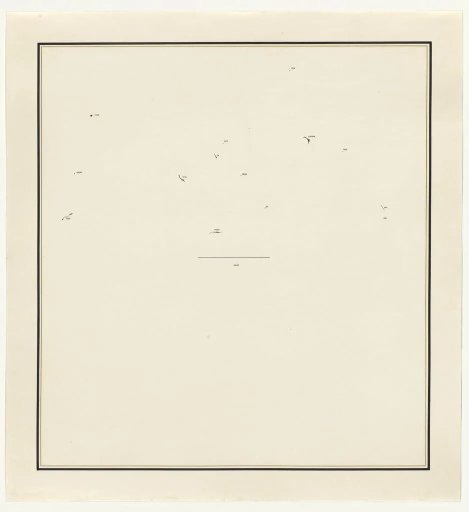 Untitled, by Waltercio Caldas, ink, 1972