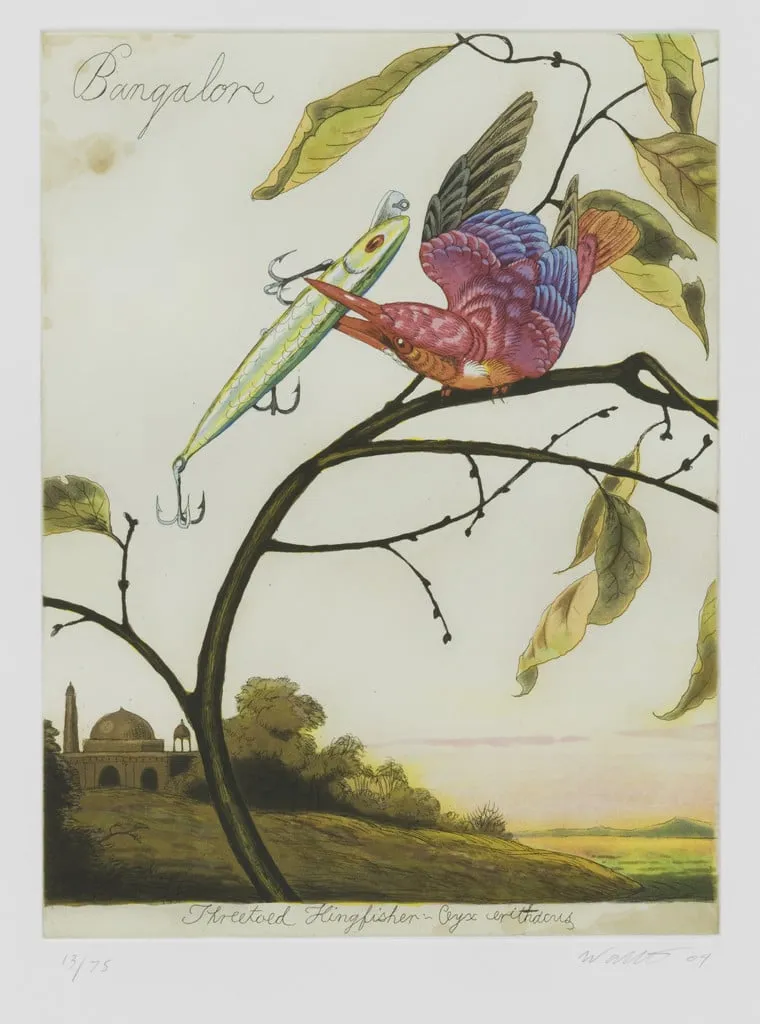Untitled, by Walton Ford, ink, 2004