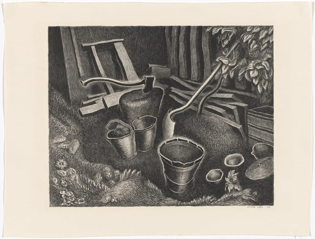 Untitled, by Wanda Gág, ink, 1930