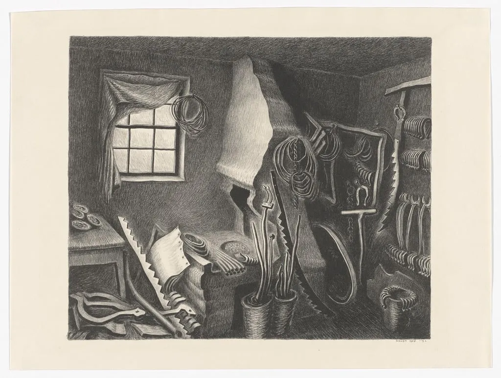Untitled, by Wanda Gág, ink, 1932