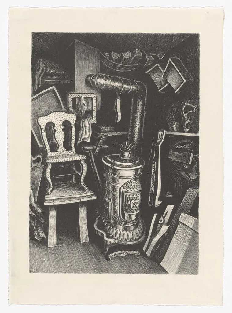 Untitled, by Wanda Gág, ink, 1935
