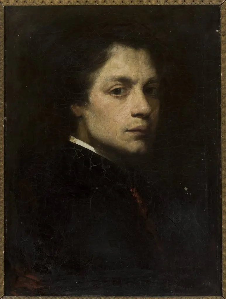 Self-portrait, by Wandalin Strzałecki