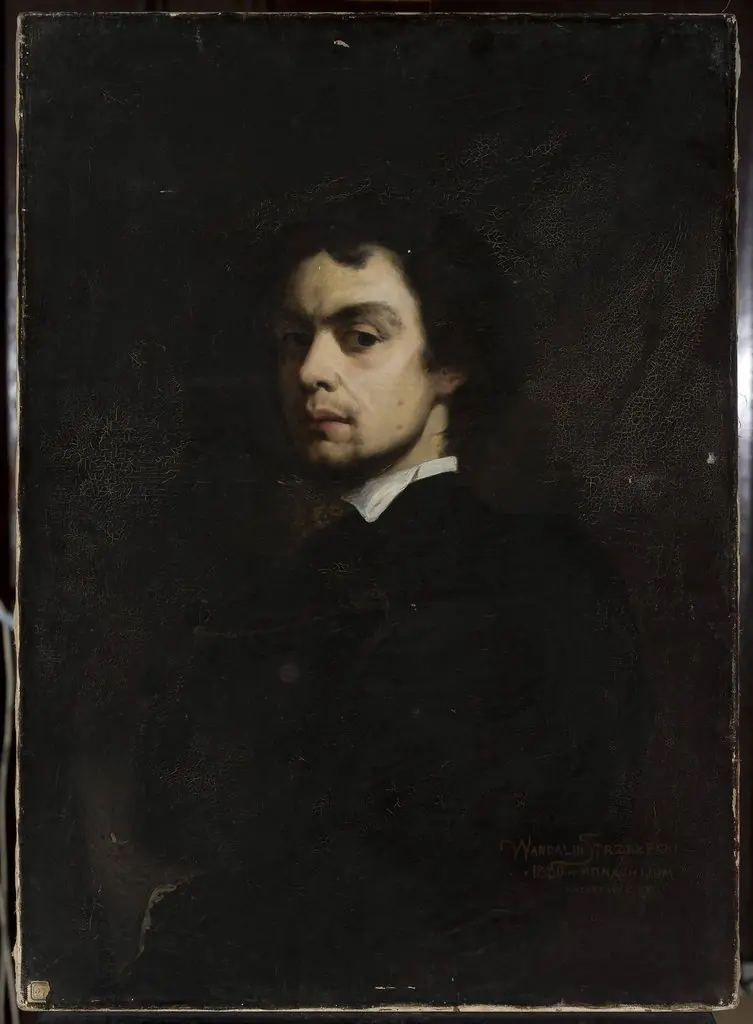 Self-portrait, by Wandalin Strzałecki
