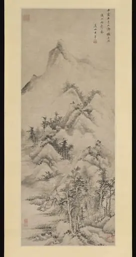 清　王翬　溪山雨霽圖　軸|Clearing after Rain over Streams and Mountains, by Wang Hui