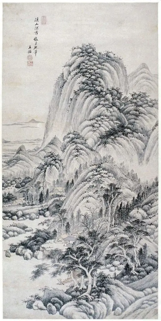 Landscape in the Style of Juran, by Wang Jian