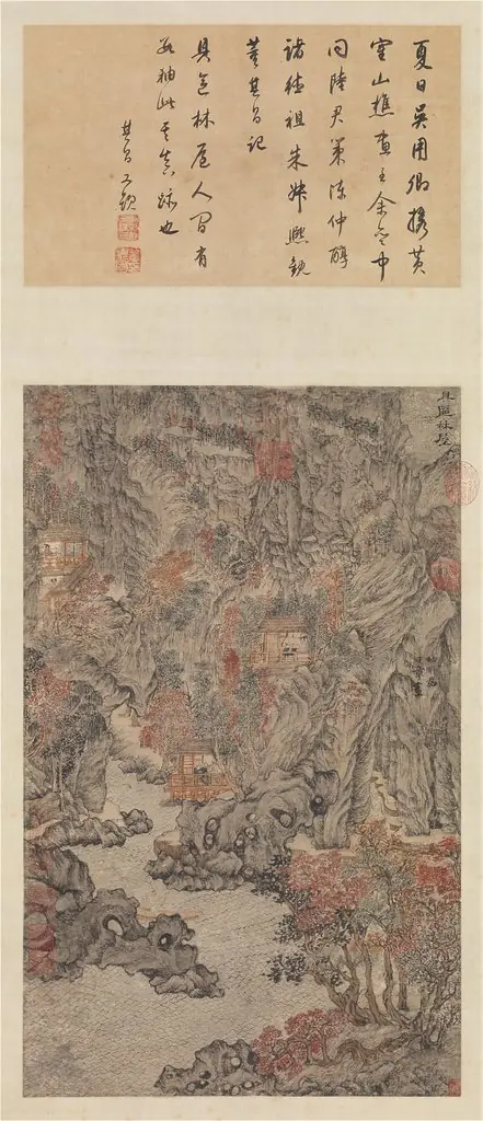 Forest Chamber Grotto at Juqu, by Wang Meng