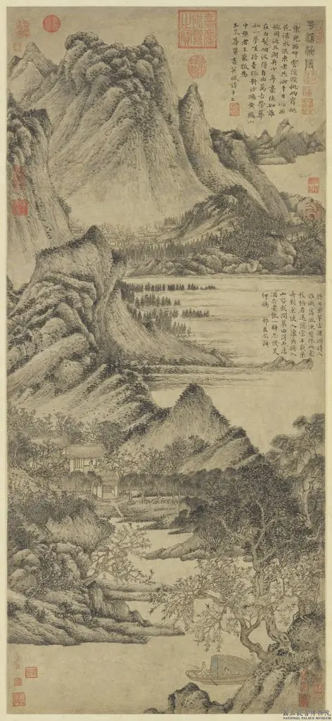 Recluse on a Flowering Stream, by Wang Meng