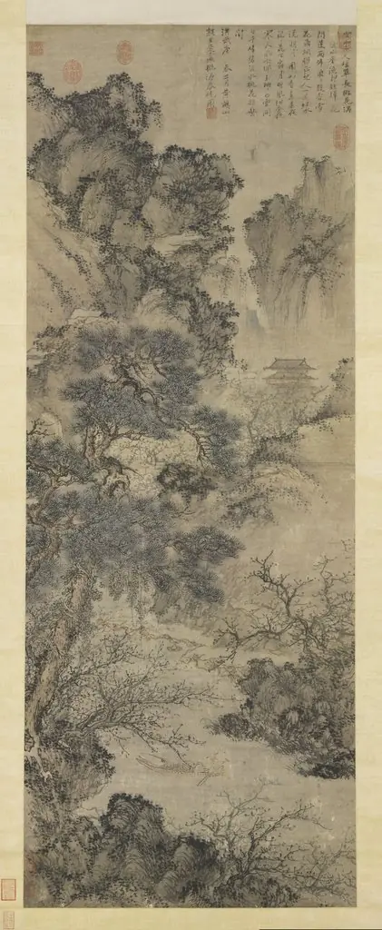 Vernal Dawn at the Peach Blossom Spring, by Wang Meng