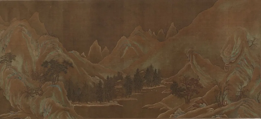 Untitled, by Wang Wei, ink, 1639