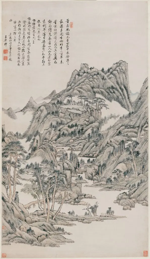 Landscape, by Wang Yuanqi