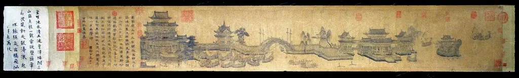 Dragon Boat Regatta, by Wang Zhenpeng