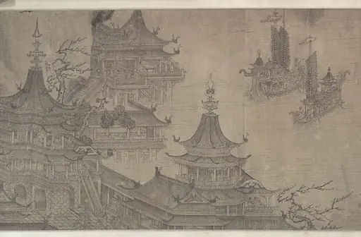明　(舊傳)王振鵬　大明宮圖　卷|The Daming Palace, by Wang Zhenpeng