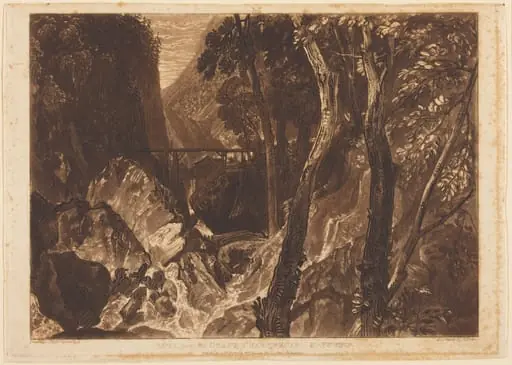 Mill near the Grand Chartreuse, by Warren B. Davis