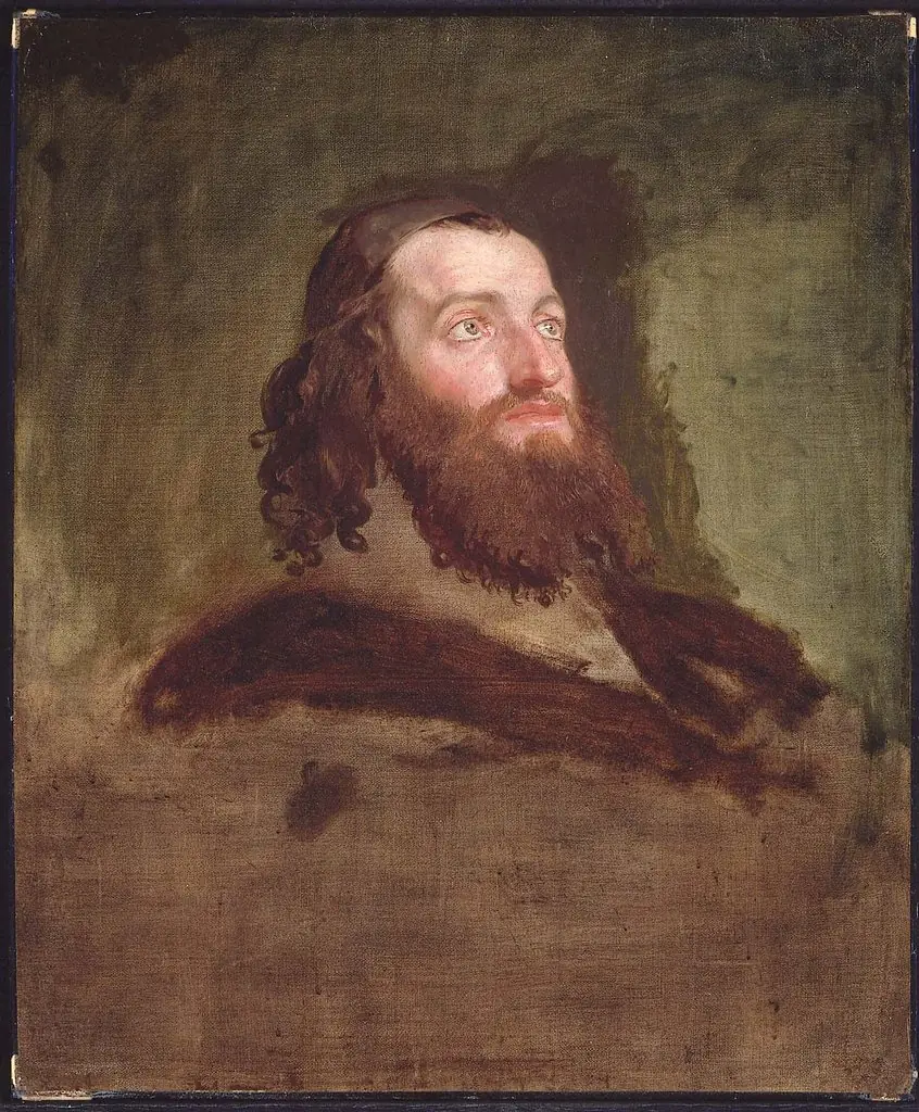 Head of a Jew, by Washington Allston
