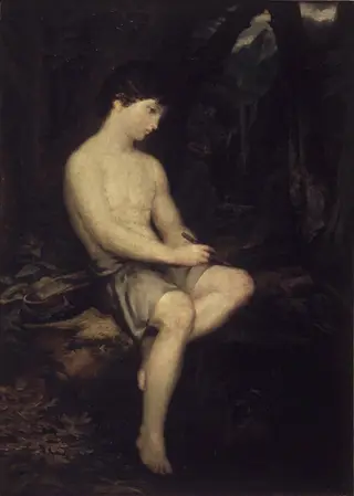 Italian Shepherd Boy, by Washington Allston